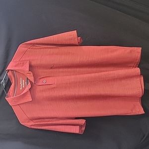 Tommy Bahama Men's polo, size L, in Maroon Berry.